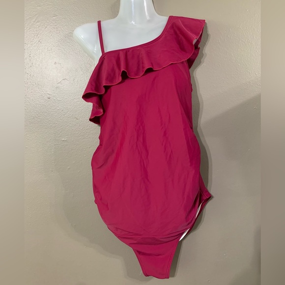 Summer Mae Maroon One Piece Swimsuit - Picture 2 of 5